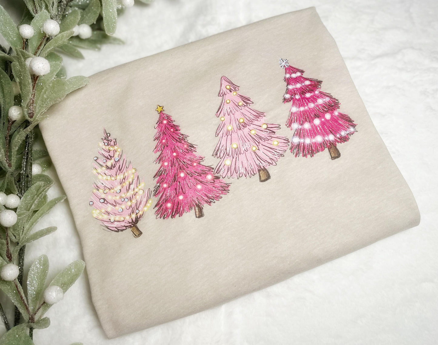 Pink Christmas Trees