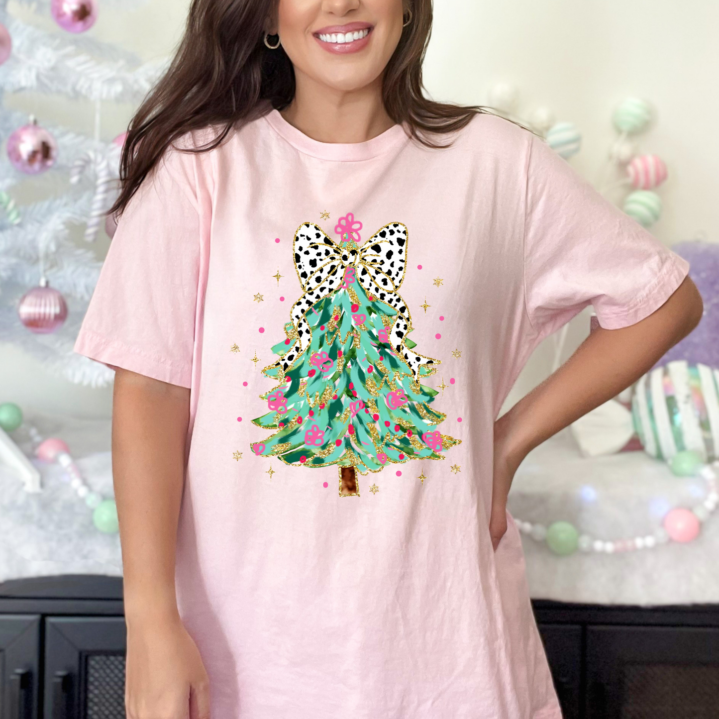 Girly Christmas Tree Coquette