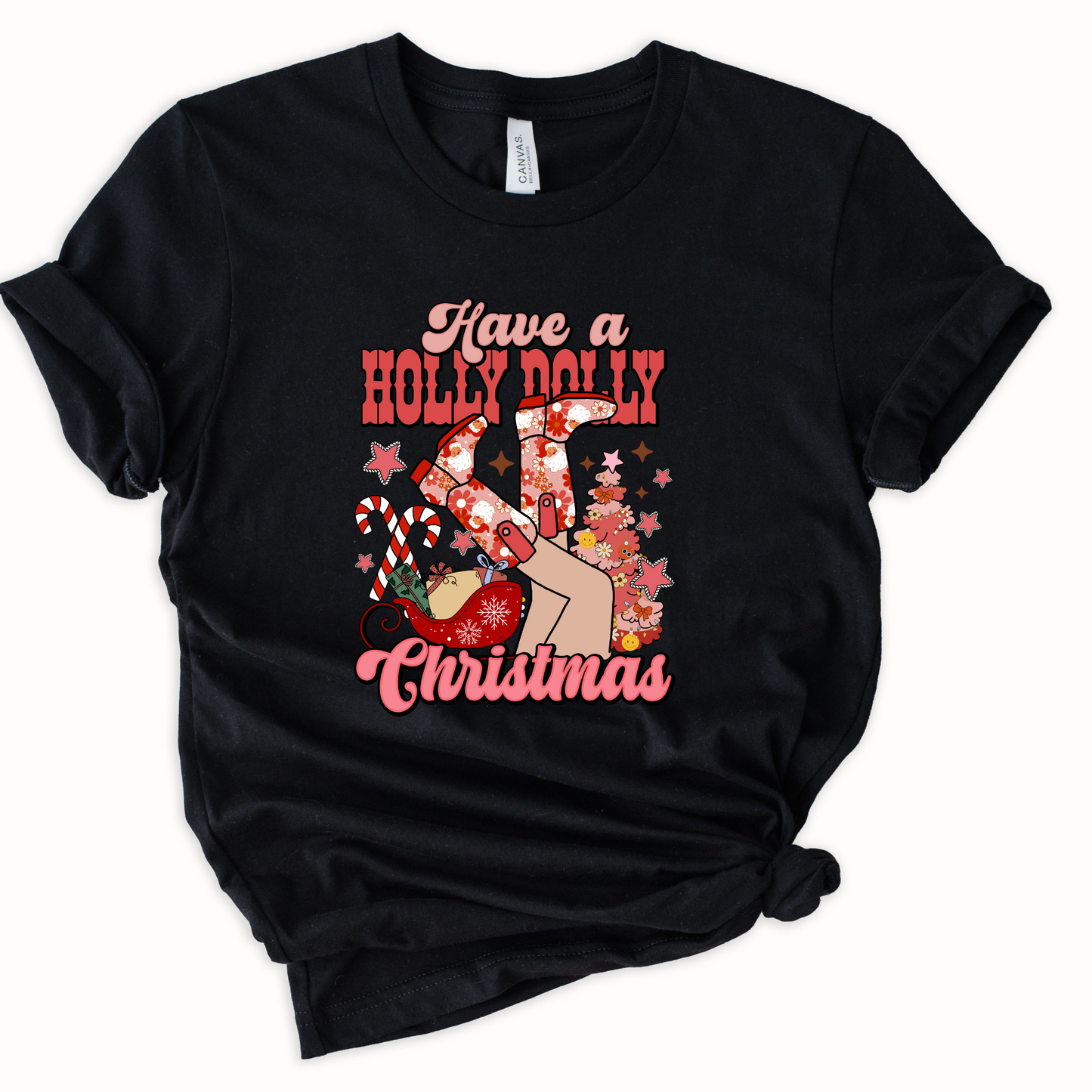 Holly Dolly Christmas Boots