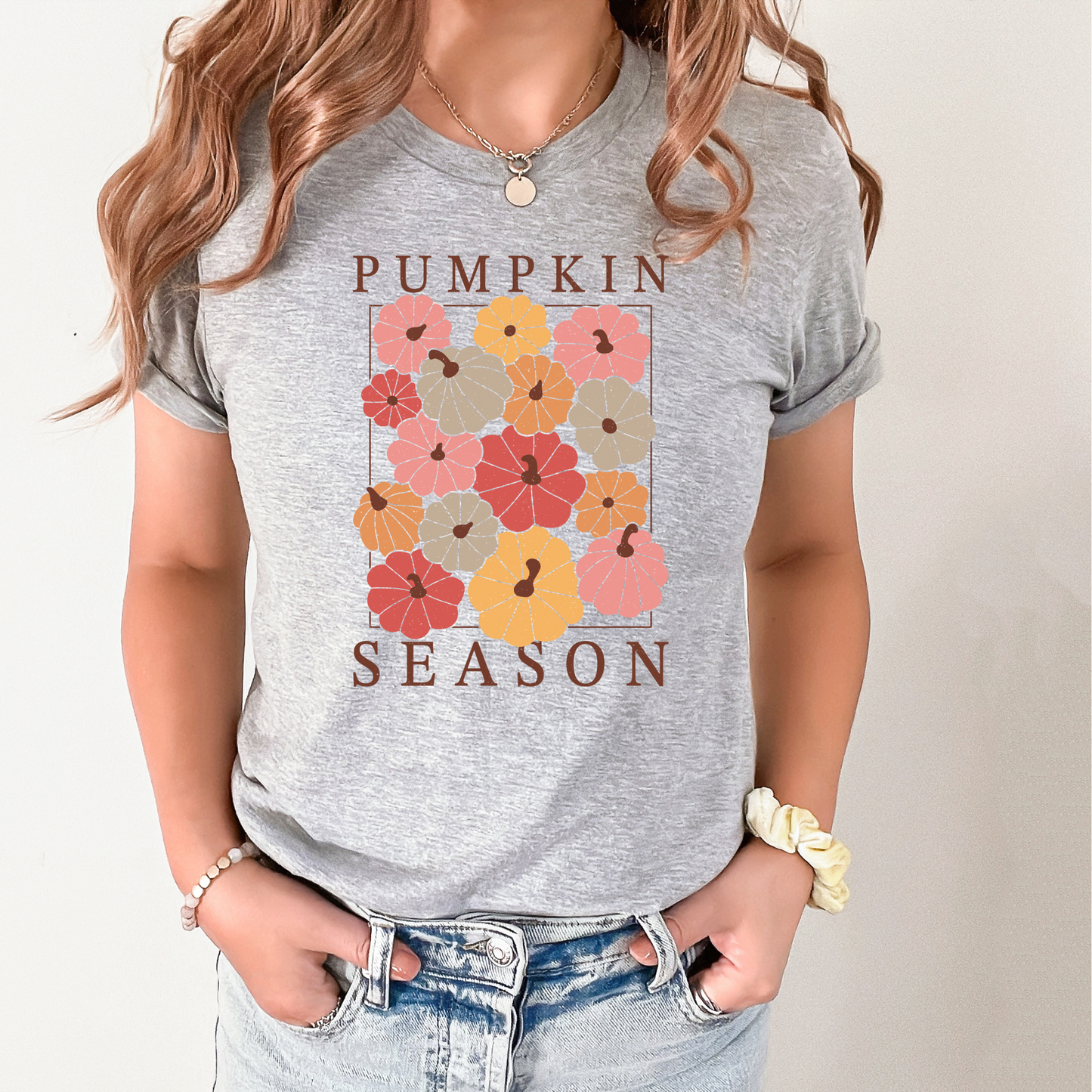 Colorful pumpkin season