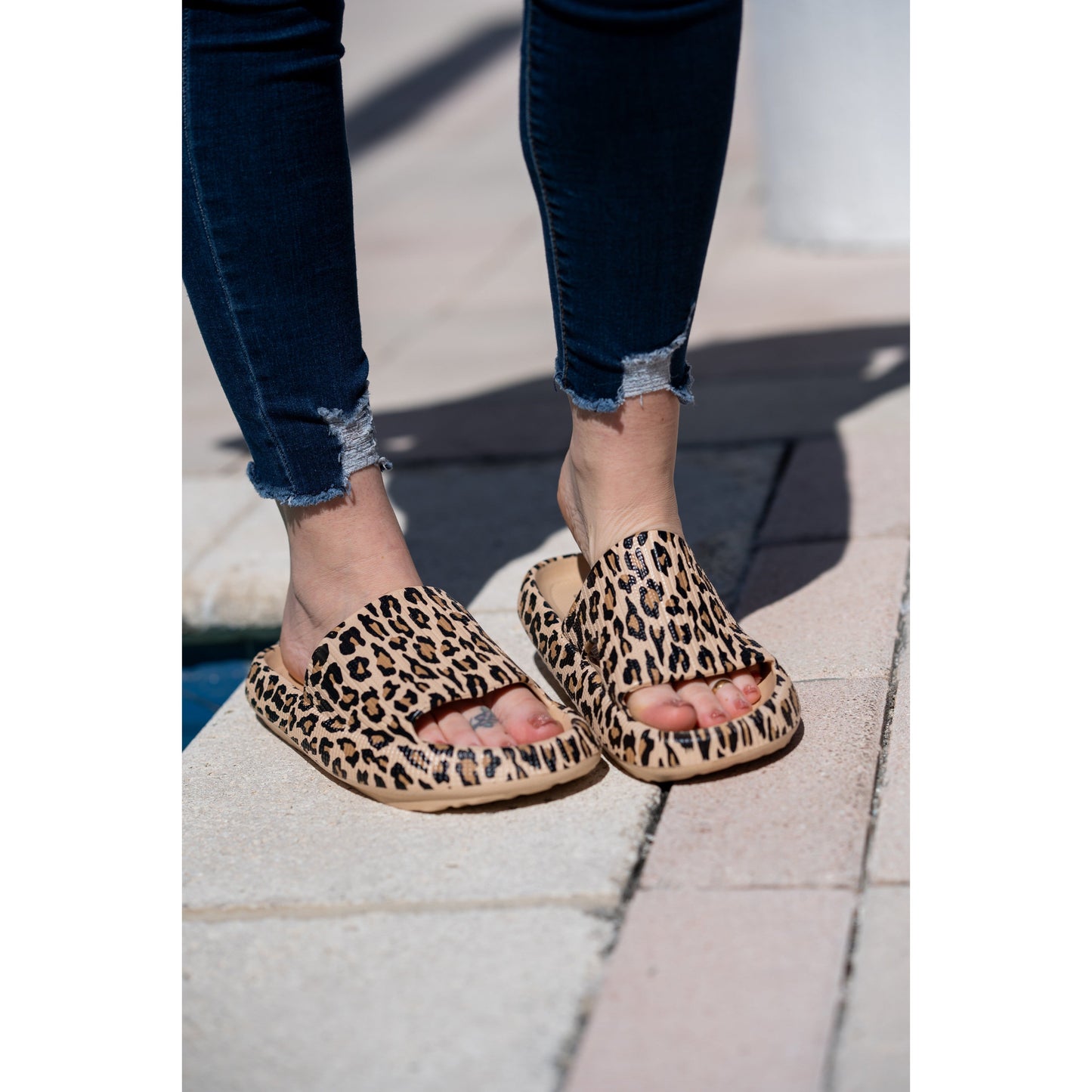 PreOrder | Brown Leopard 2.0  Insanely Comfy -Beach or Casual Slides