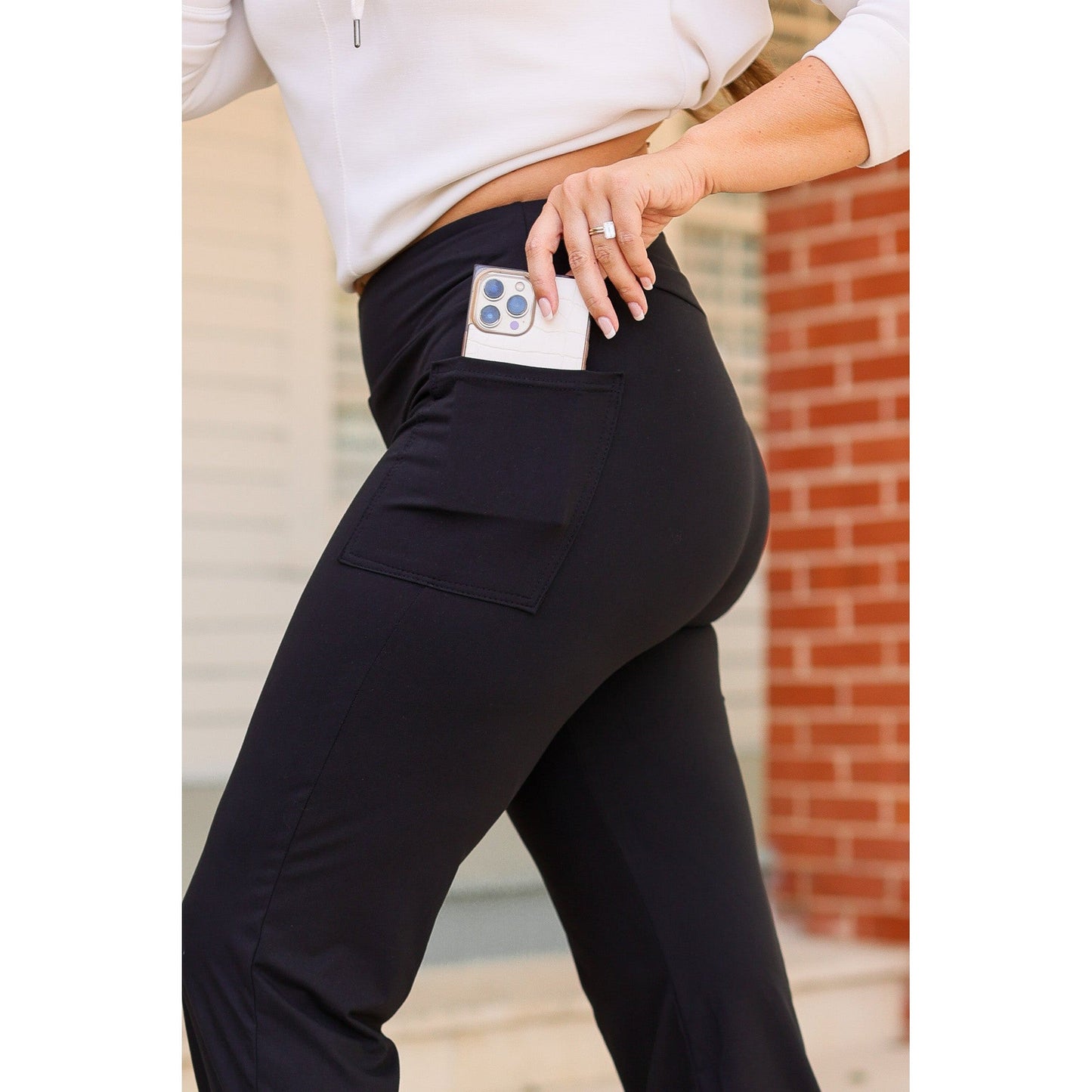 PreOrder  | The Gabriella -Black  High Waisted Gaucho Pants - Round 6