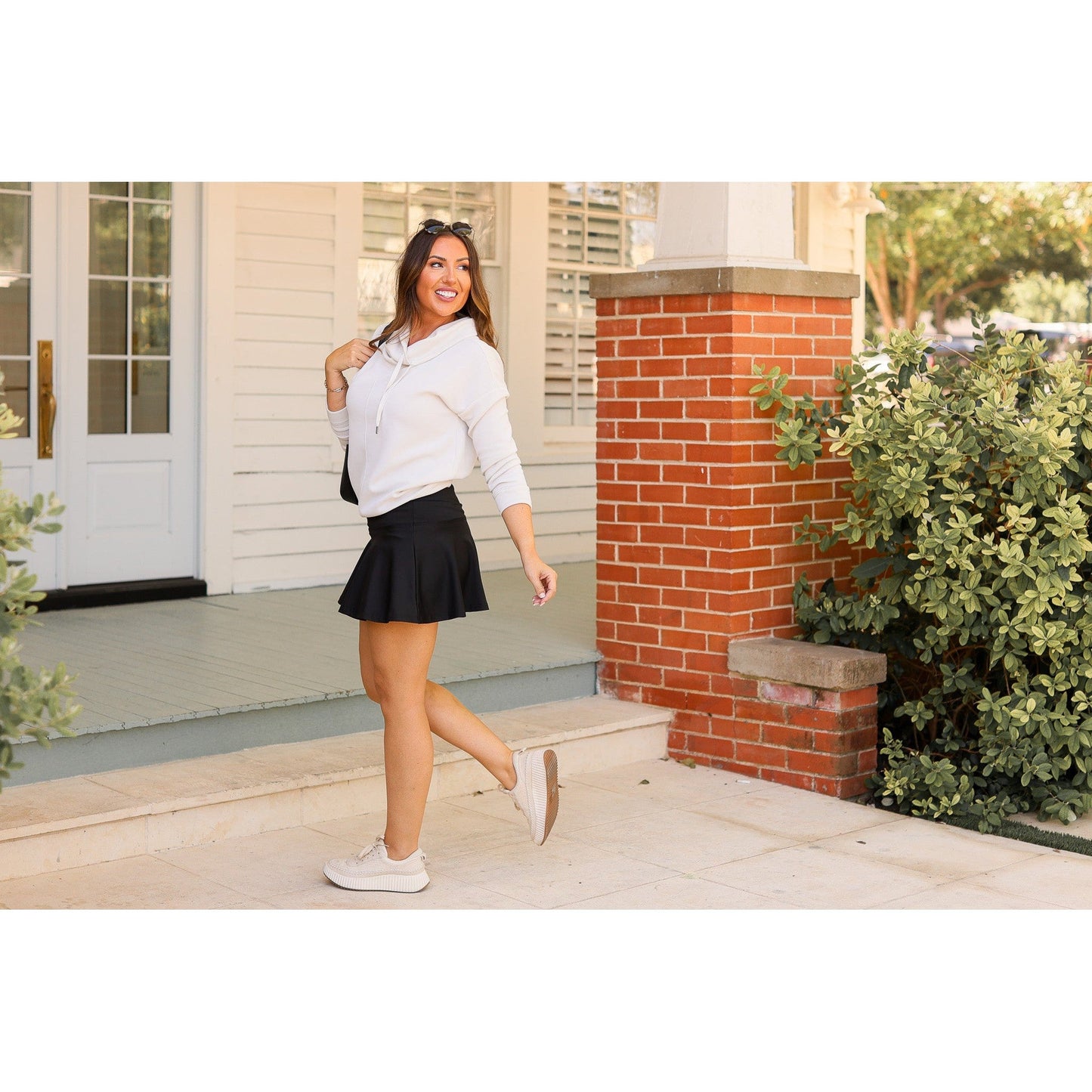 PreOrder | The Brielle Black Skort - Round 7