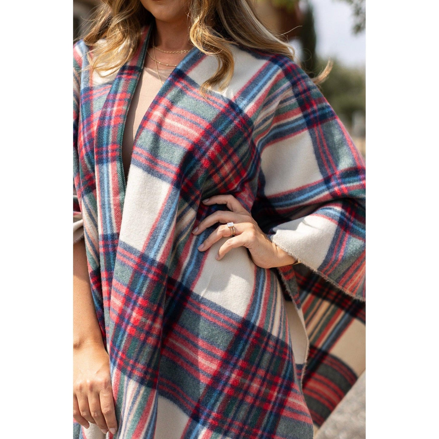 Ready to Ship |  The Blair One Size Shawl/Ponchos*