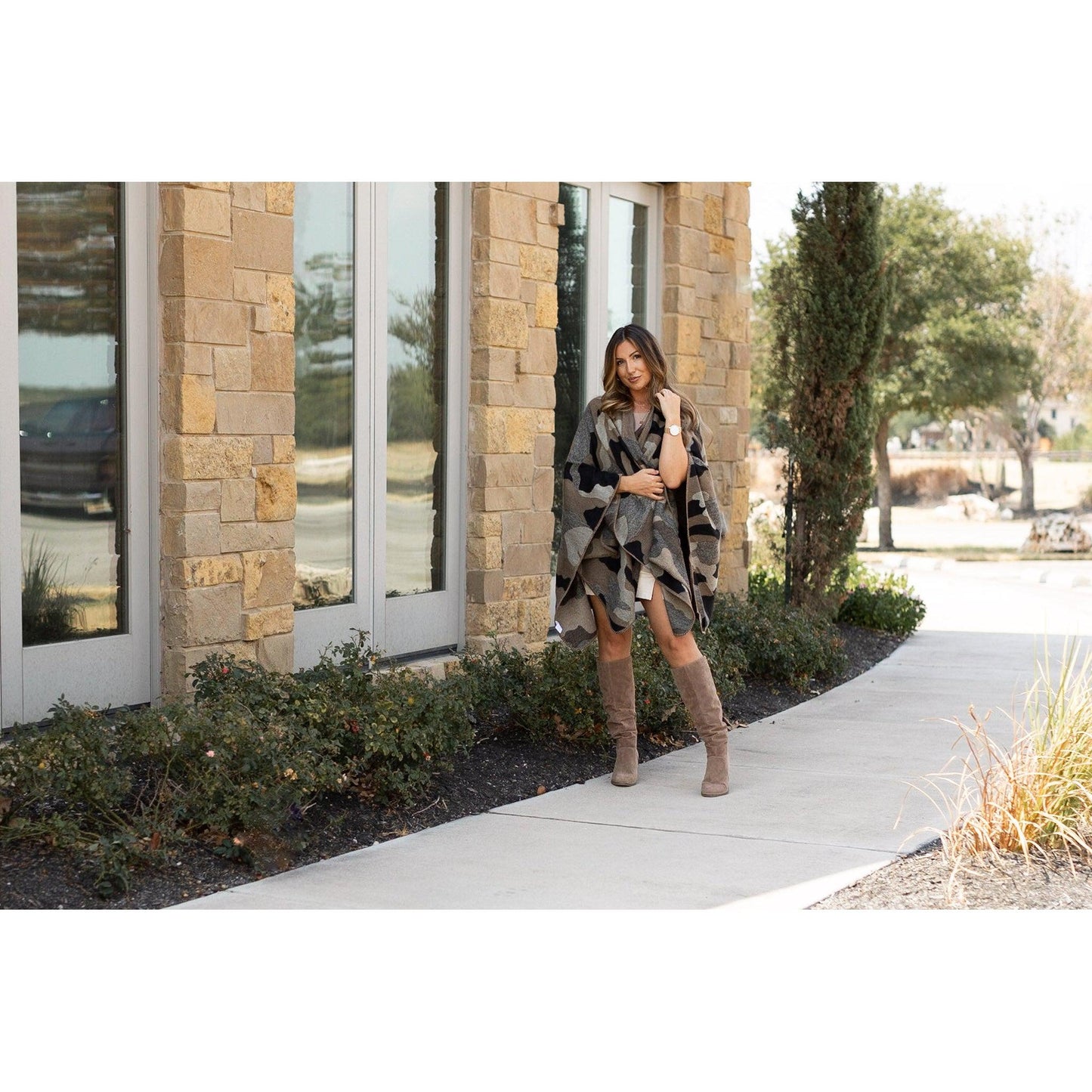 Ready to Ship |  The Celine One Size Shawl/Ponchos