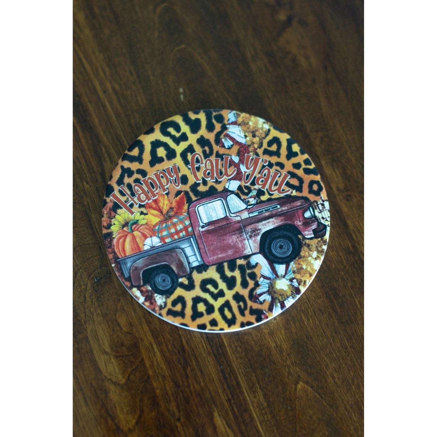 Ready to Ship | Happy Fall Y'all Coasters (Set of 2)