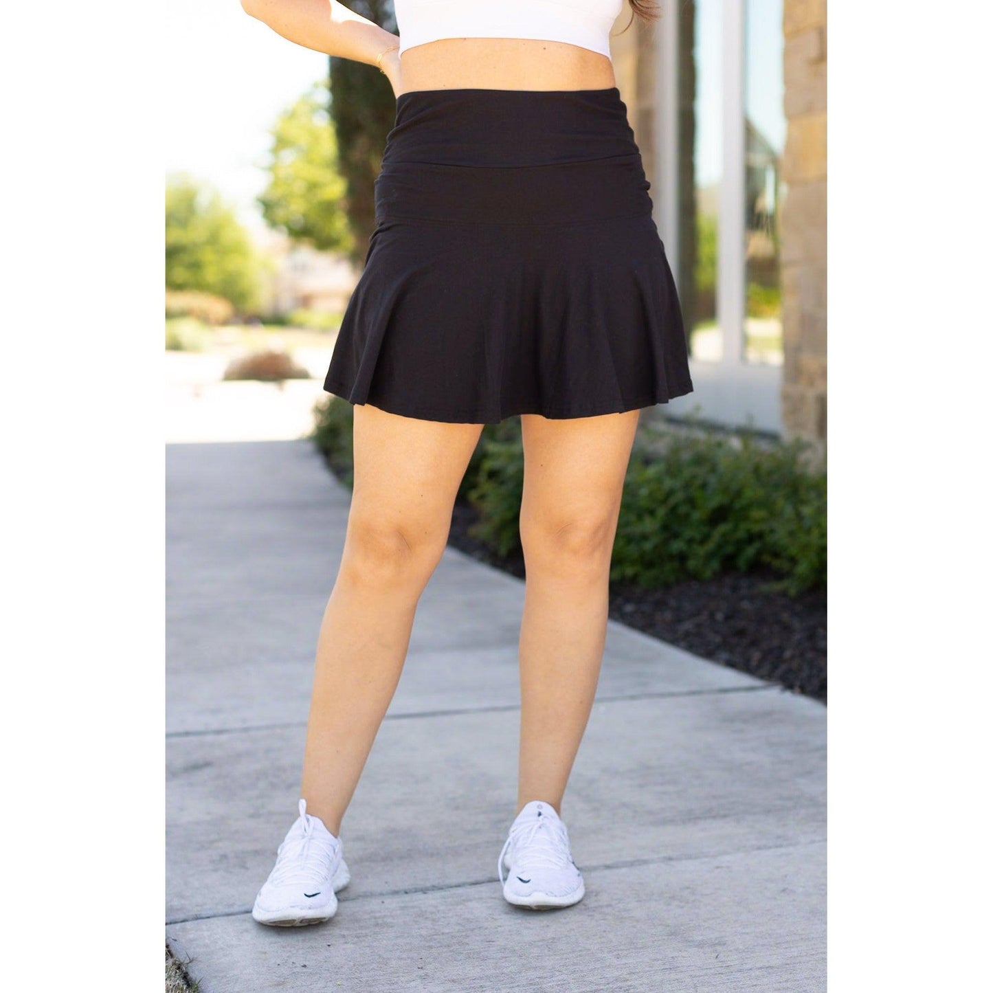 PreOrder | The Brielle Black Skort - Round 7