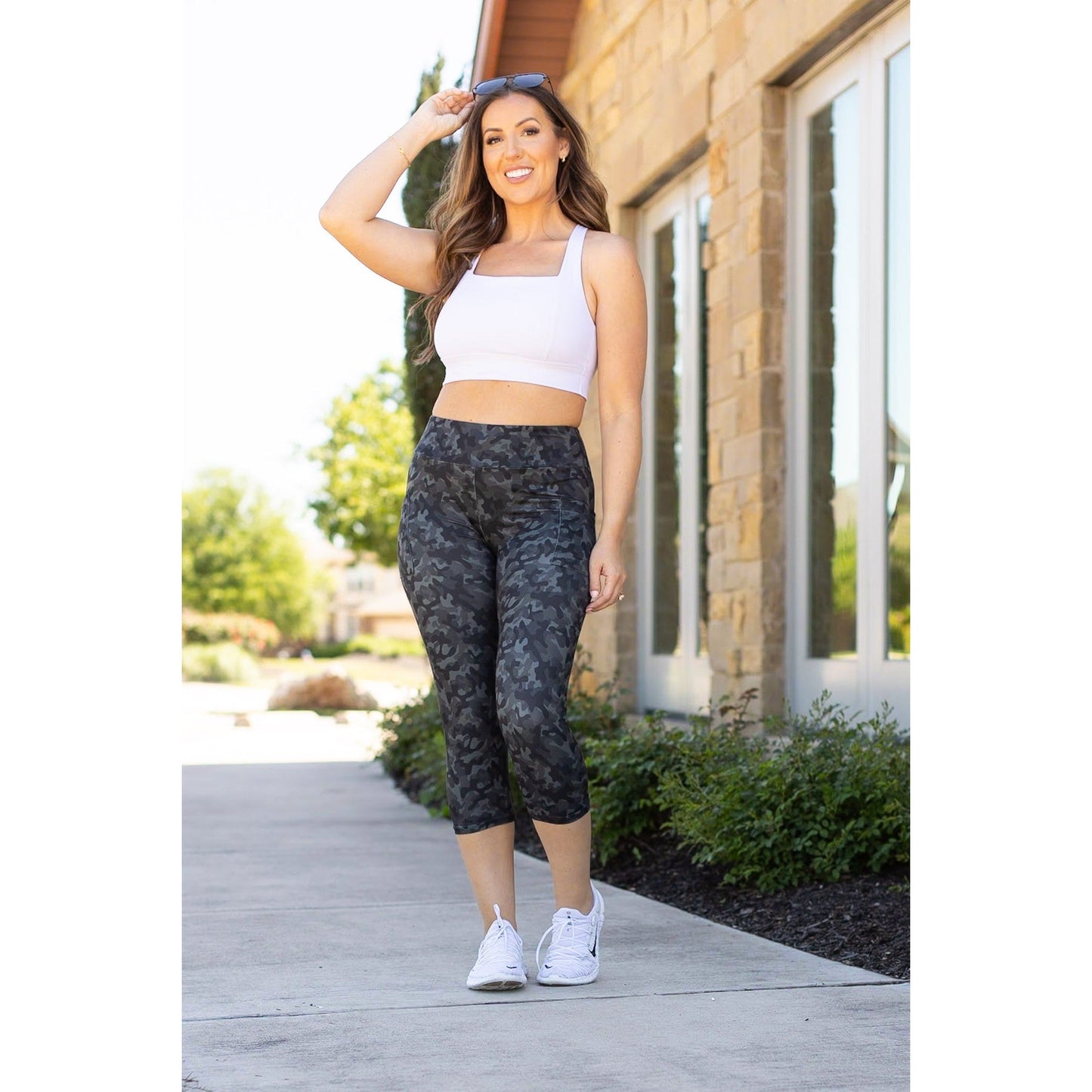 Ready to Ship | Army Camo CAPRI Leggings -  - Luxe Leggings by Julia Rose®