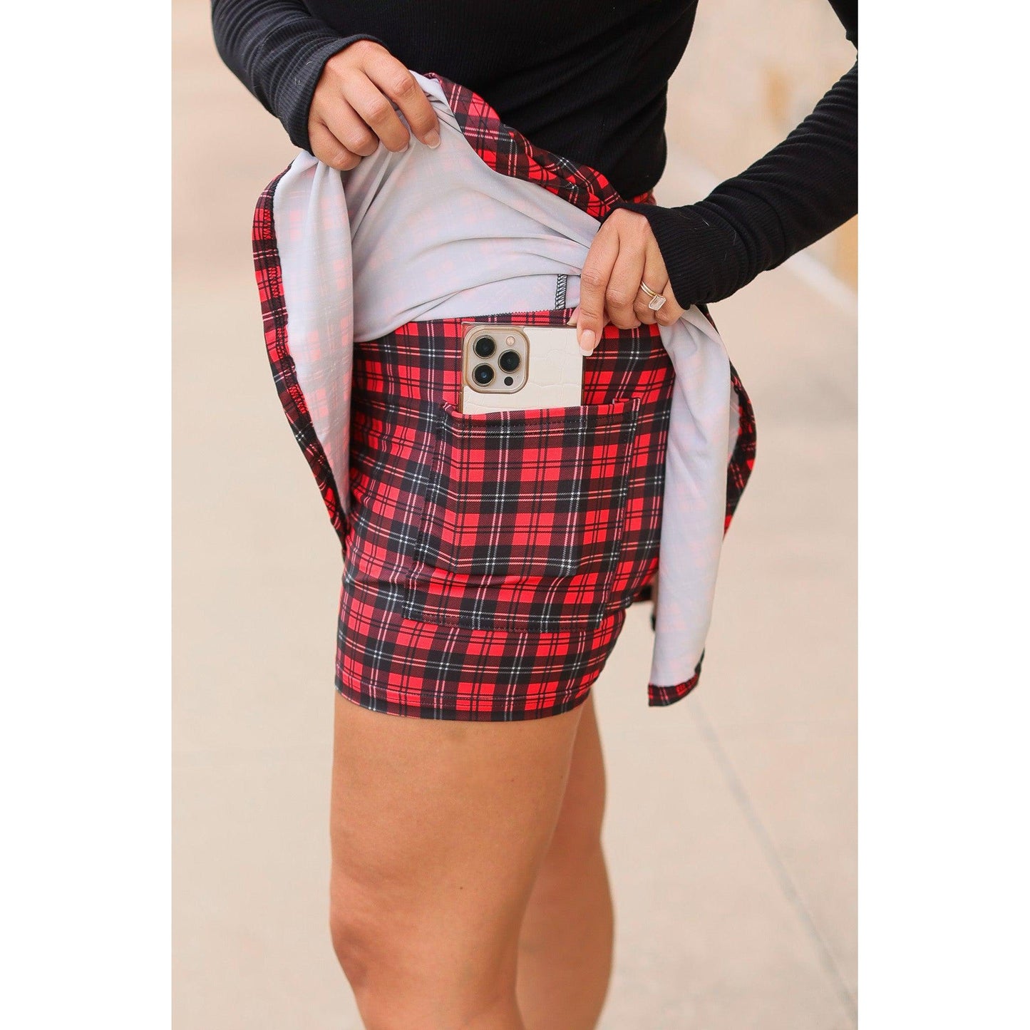 Ready to Ship | The Clara Plaid Skort