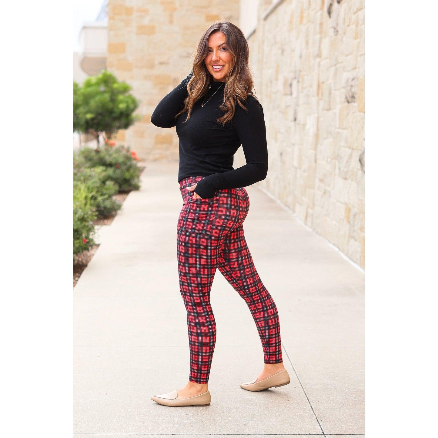 Ready to Ship | The Holly Plaid Leggings - ROUND 2