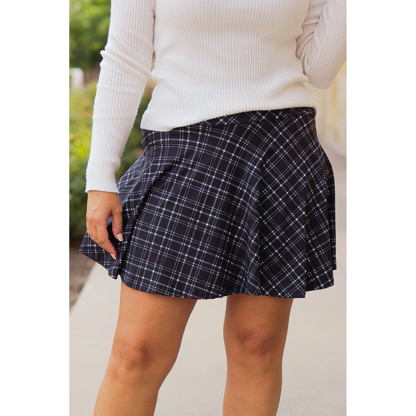 Ready to Ship | The Brenna Plaid Skort