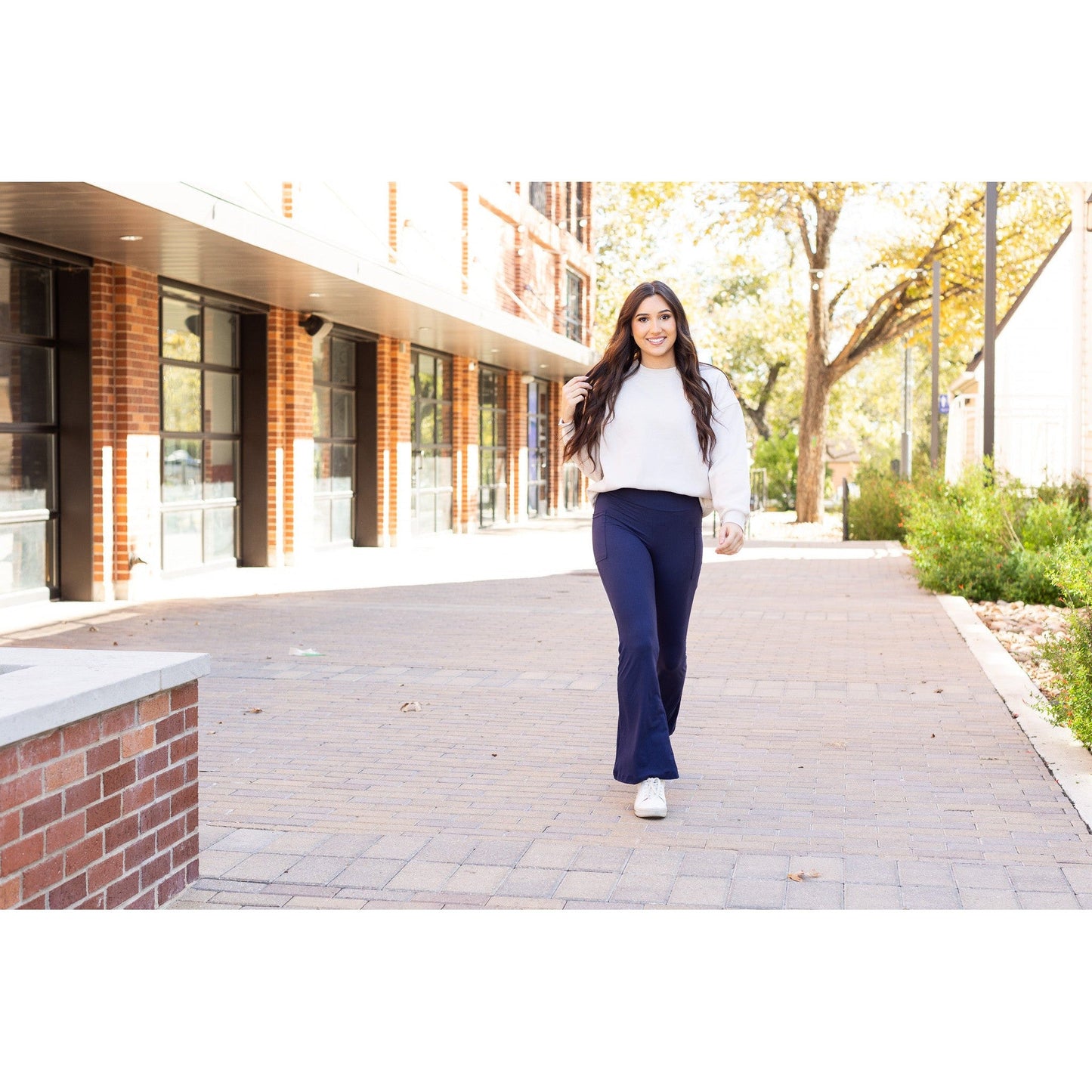 PreOrder  | The Mila - 30"  NAVY Bootcut Leggings with Pockets Round 3