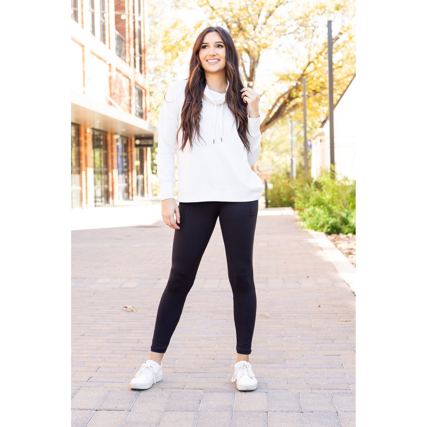 PreOrder  | BLACK FULL-LENGTH Leggings with POCKET - Luxe Leggings by Julia Rose® R5