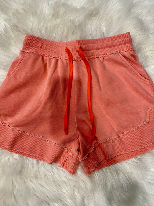 PreOrder | The Emelia Terry Cloth Shorts - Pastel Orange