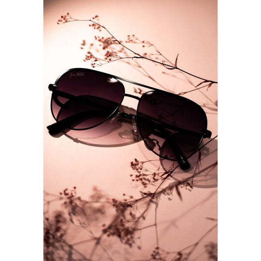 Ready to Ship | The Black Gradient Kay - High Quality Unisex Aviator Sunglasses*