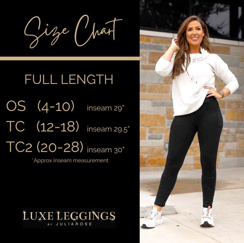 PreOrder |   Black FLEECE Full Length Leggings with Pockets Round 3 - Luxe Leggings by Julia Rose®