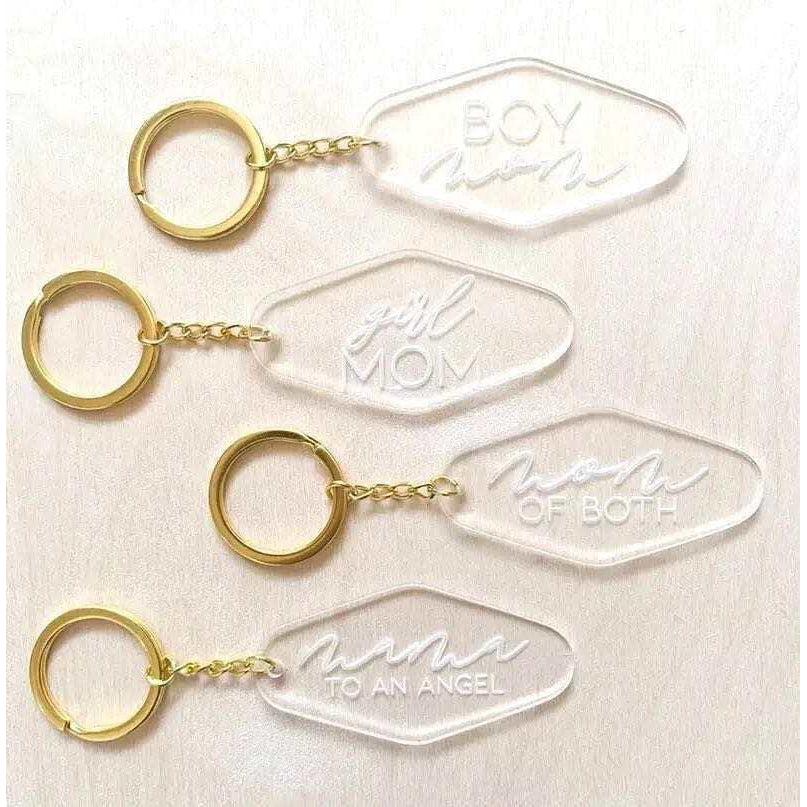 Ready to Ship |  Acrylic Mom Keychains*